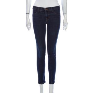 J Brand dark cropped skinny low-rise jeans “Starless”. Sz 28.